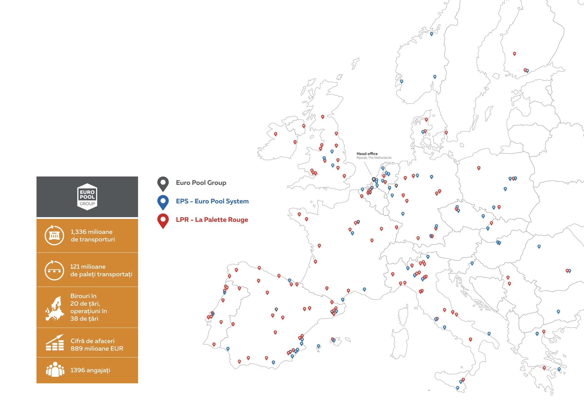 Centre de service si operatiuni in Europa